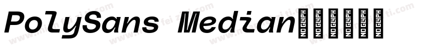 PolySans Median字体转换